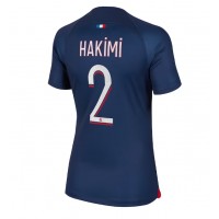 Dres Paris Saint-Germain Achraf Hakimi #2 Domáci pre Ženy 2023-24 Krátky Rukáv